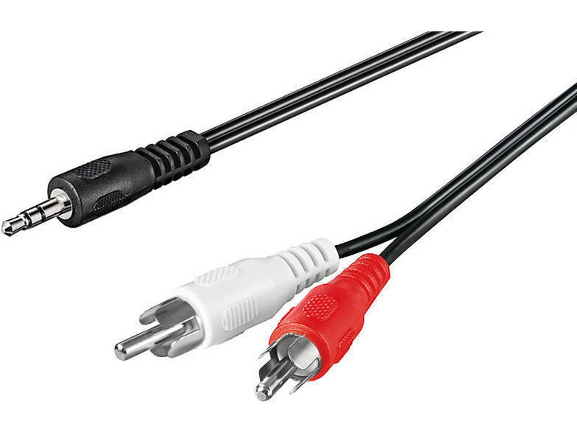 Cable de Audio GOOBAY (1.5 m - Negro)