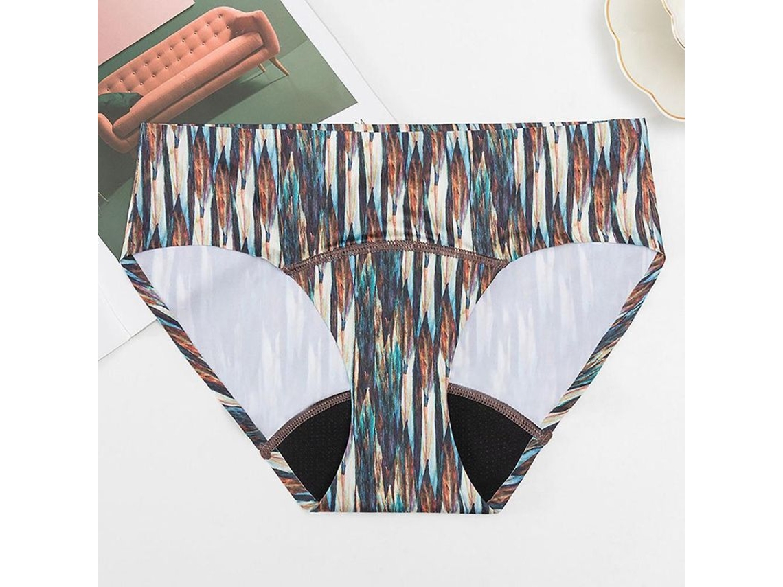 2026-bikini De Baño Antifugas Para Adolescentes Y Mujeres Con Cintura Media Traje De Baño Rrq Xl Marrón