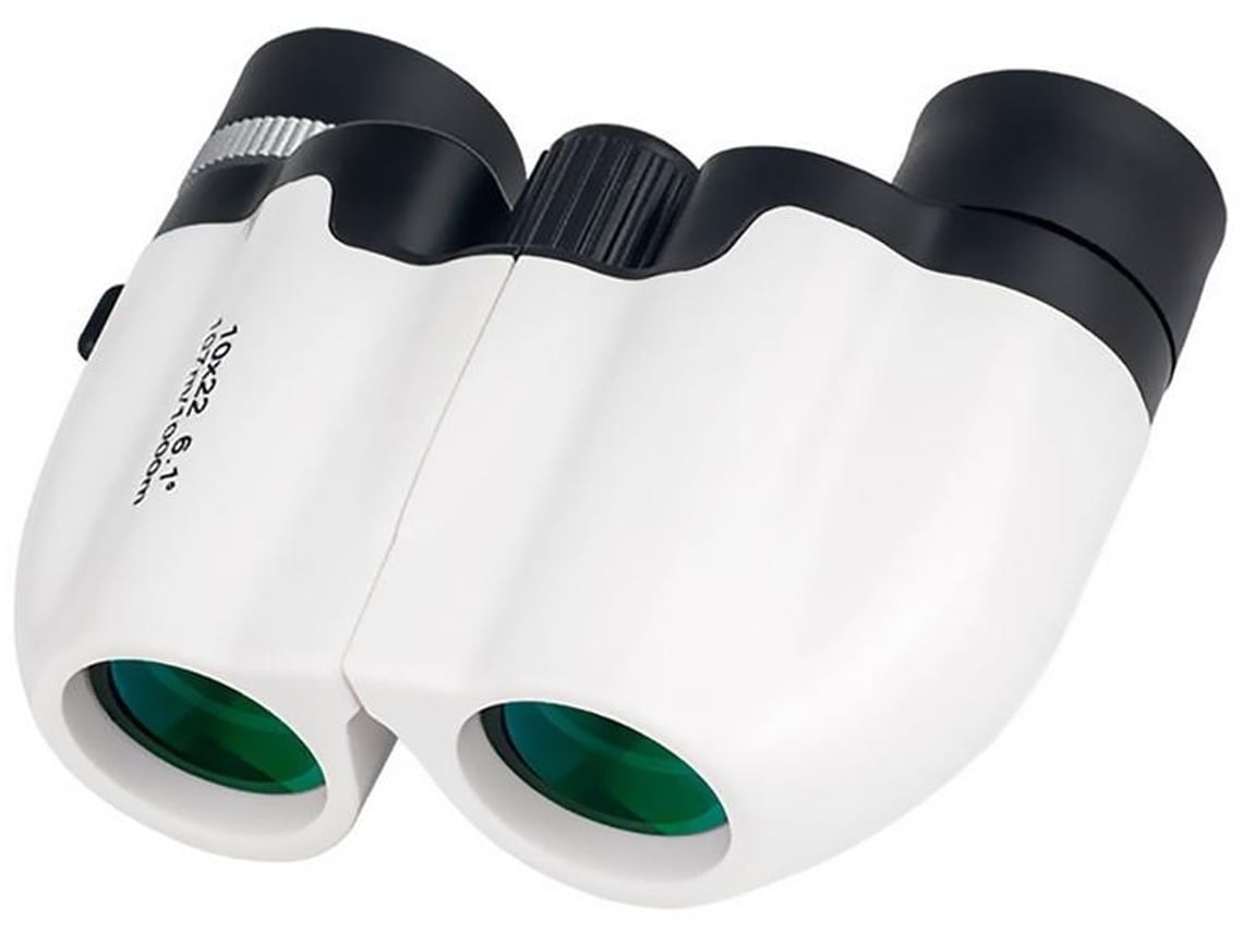 Binóculos Foco Fácil Telescópio Portátil Compacto Para Proteção De Pássaros Viagens Passeios Turísticos Branco Facpoet
