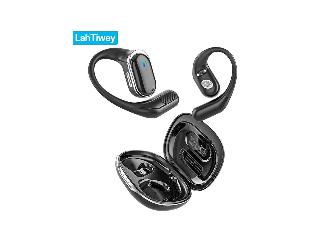 Fone MDUG Bluetooth 5.4 com microfone HD e bateria até 60h