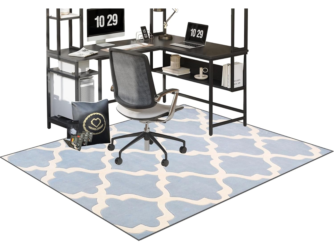 Alfombrilla Protectora Suelo Gaming, Moqueta Madera, Oficina, Duros Xunzheng Sillas Sobre Suelos, 90 X 120 Cm