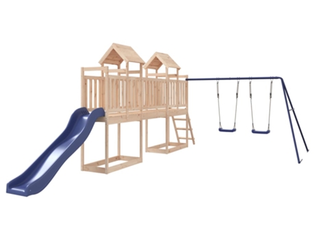 Parque Infantil De Exterior VIDAXL Marrón Madera
