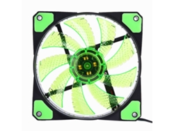 120mm Ventilador De Refrigeración Silencioso Led 12v Para Gabinete De Pc, 3 Y 4 Pines, Verde