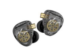 Auriculares Intrauditivos Kz Merga 2dd Con Controlador Dinámico, Alta Fidelidad, Micrófono, Cable De 3,5 Mm, Ideales Para Deportes Y Videojuegos.