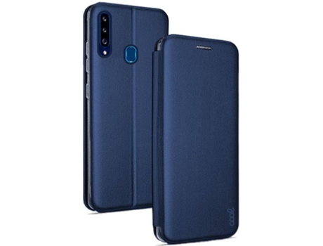 Carcasa Samsung A20S COOL Flip Cover Azul