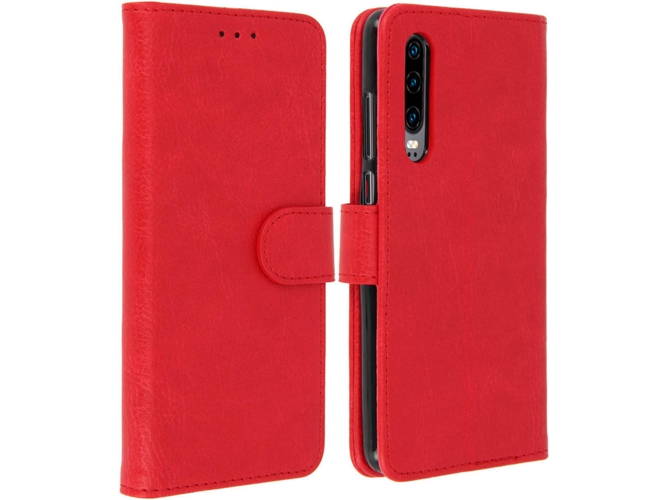 Funda Huawei P30 AVIZAR Book Rojo
