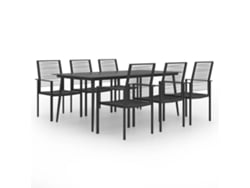Juego de comedor de jardín de 7 piezas DKD Home Decor