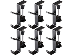 Soporte Para Guirnaldas | 6 Soportes Para Calcetines Para Repisa De Chimenea, Ganchos Resistentes 2 En 1