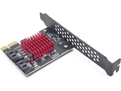 Expansión De Disco Duro Pcie 1x Gen3 A Sata3 0 Jmb582 Con Chip Completo