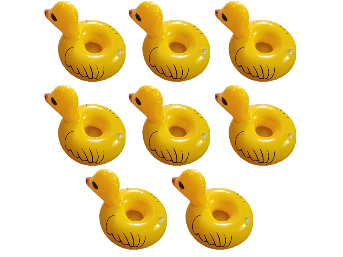 Portavasos flotantes inflables Anillos de bebida para fiestas en la piscina