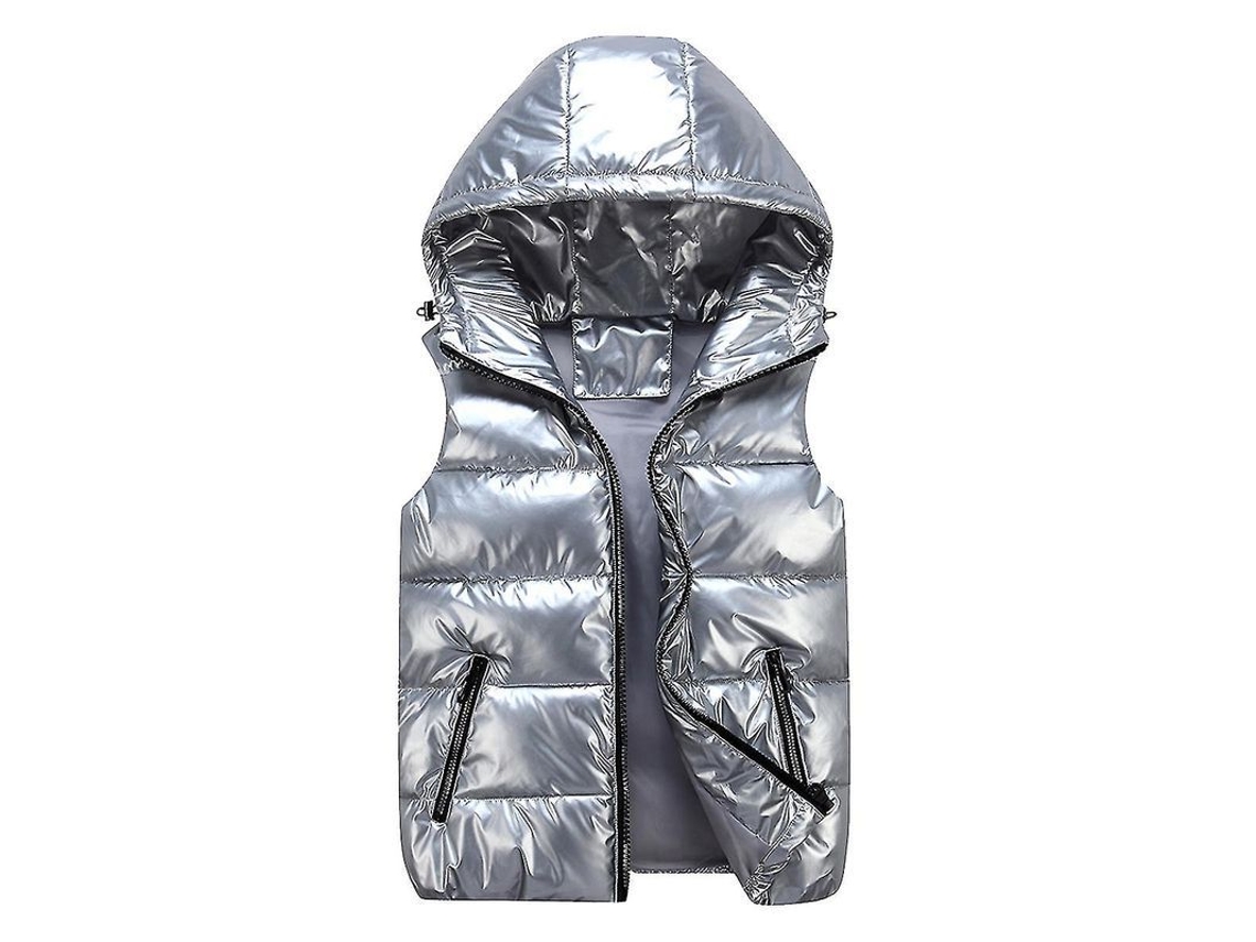 2026-chaleco Sin Mangas Impermeable Brillo Ligero Unisex Sliktaa Para Temporadas Varias