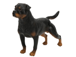 2026-modelo De Simulación De Rottweiler Adorno De Escritorio Juguete Educativo Para Niños