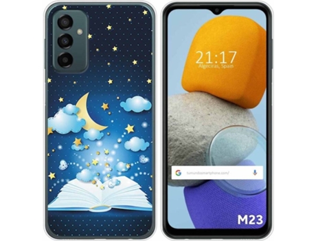 Carcasa para Samsung Galaxy M23 5G TUMUNDOSMARTPHONE Dibujos Libro Cuentos Multicolor