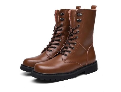 Botas de Moto SLOWMOOSE de gran tamaño hombres zapatos de invierno (Talla: 10)