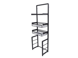 Estante para inodoro Organizador de baño Diseño ajustable y extraíble Se adapta a la mayoría de inodoros