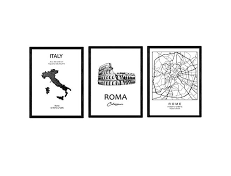 Pack de Poster NACNIC Paises y Monumentos (A3)