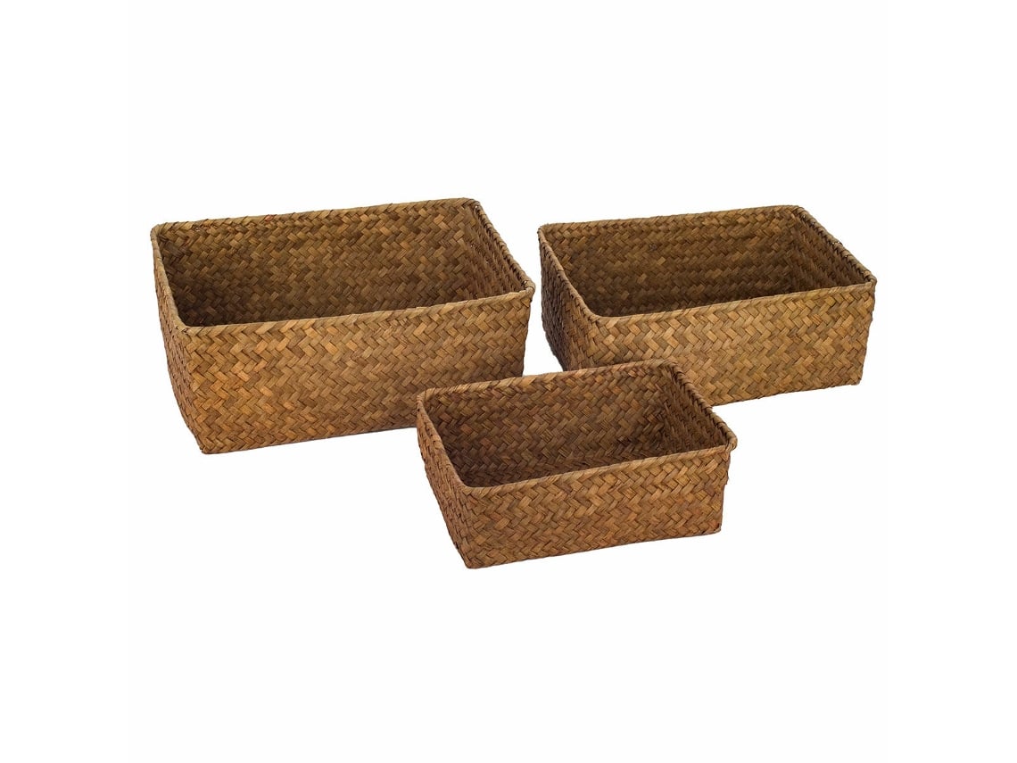 Juego de Cestas SIGNES GRIMALT Fibra 21 x 12 x 30 cm