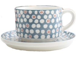 Taza De Café, Cerámica, Té Para La Oficina, Pequeña, Platillo Pequeño, Tazas Y Platillos 8 5 Oz (color: B)