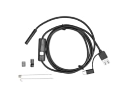 Endoscópio Hd 3 Em 1 Com Câmera Micro Para Reparo De Ar Condicionado, Celular Android E Computador