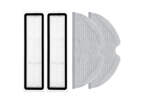 Kit de repuesto de almohadilla de trapo para fregona con filtro Hepa para Xiaomi Dreame Bot L10 Pro Nombre del modelo: RLS5L piezas de aspiradora r...