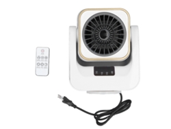 Calefactor Eléctrico De Sobremesa Pequeño De 1000 W Con Mando A Distancia, Calentamiento Rápido Para El Hogar, La Oficina Y El Dormitorio.