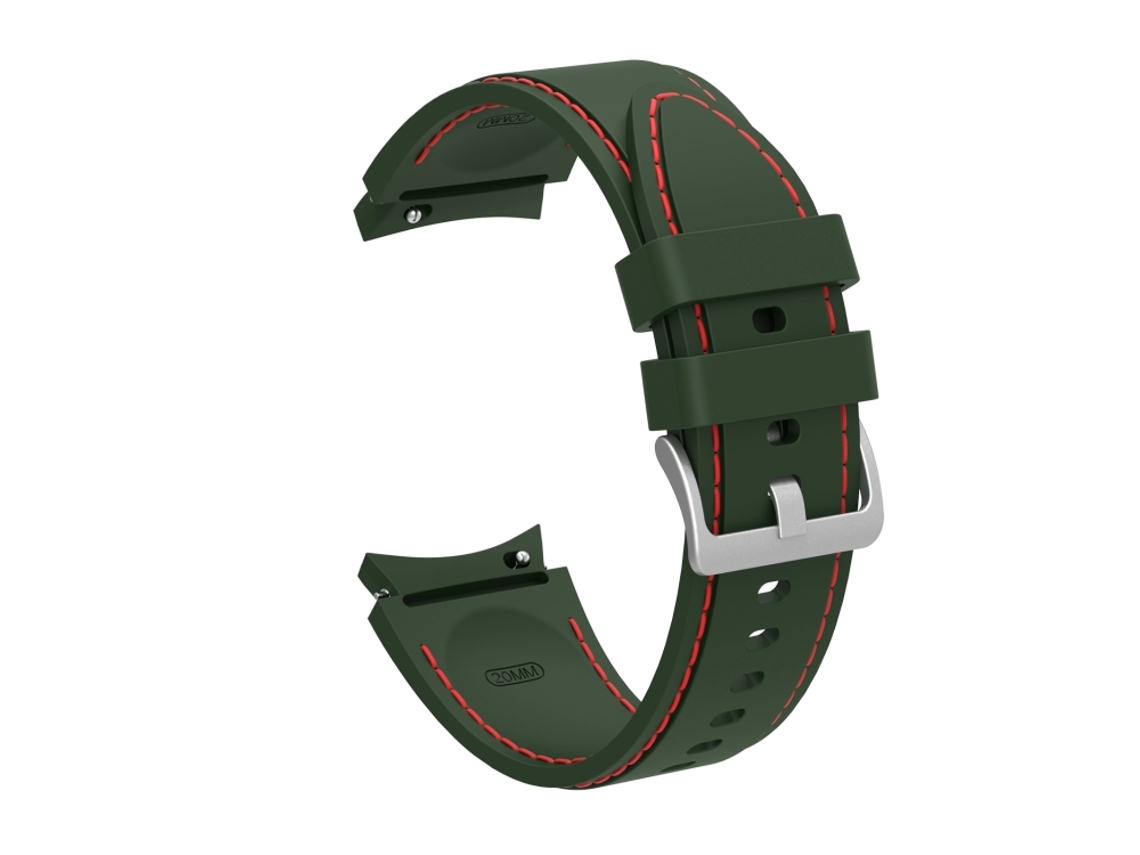 Correa de silicona cosida para Samsung Galaxy Watch 4 / Watch 4 Classic
