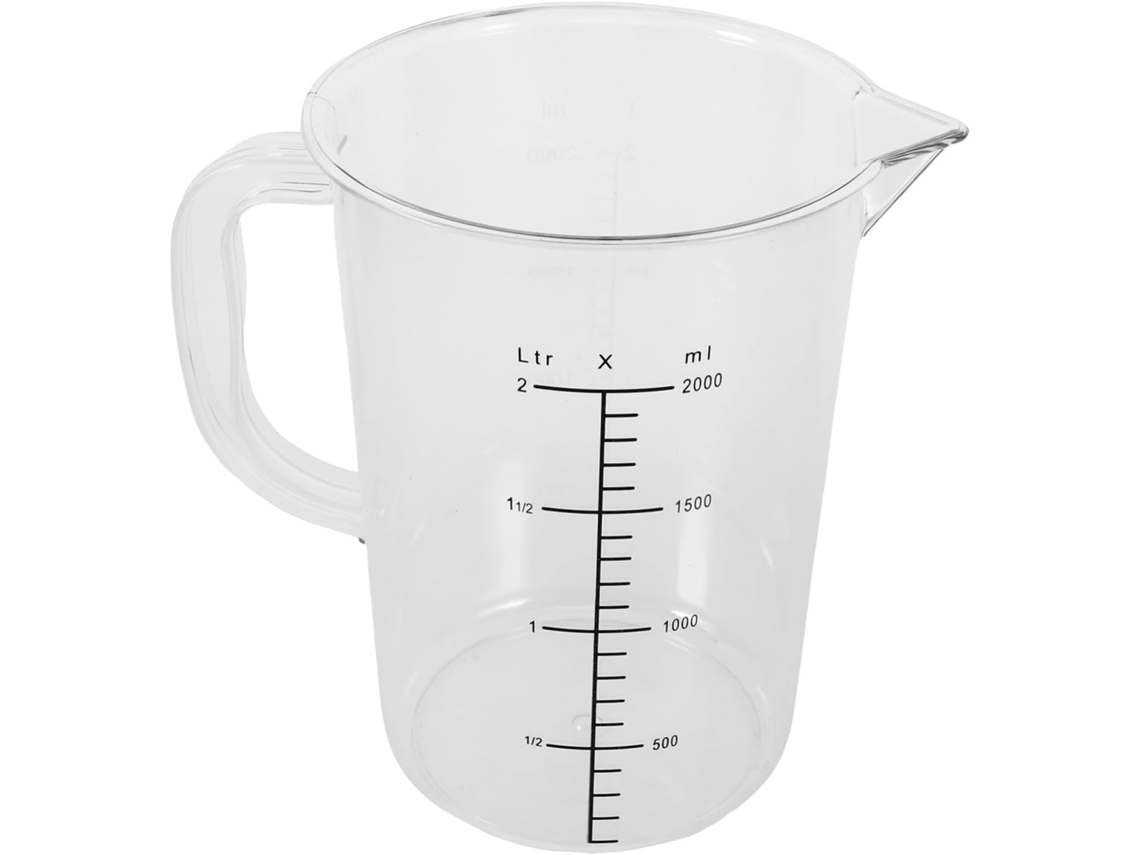 Vaso Medidor De Líquidos De Gran Capacidad Con Asa Y Boquilla.