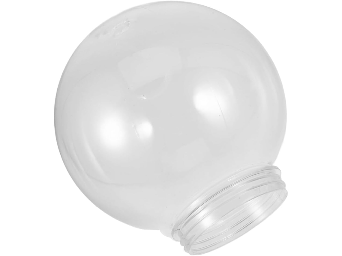 Bombilla De Repuesto Esférica Transparente De Acrílico Resistente A La Intemperie De 25 Cm De Diámetro