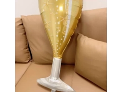 Globos de aluminio con forma de copa de champán para celebraciones de Vayotoy