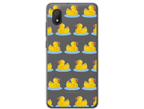 Carcasa Alcatel 1B 2020 TUMUNDOSMARTPHONE Dibujos Transparente Multicolor