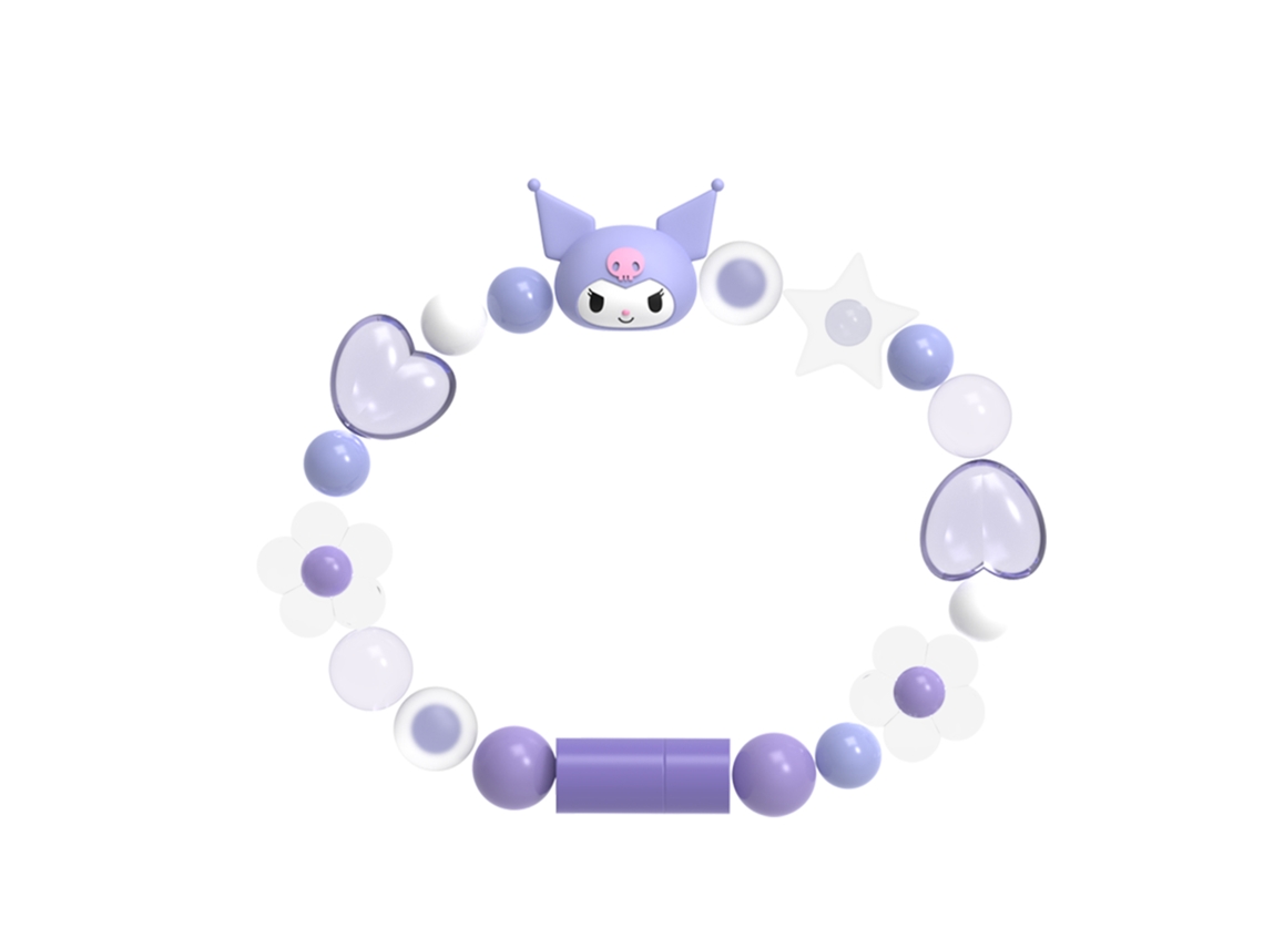 Pulsera Sanrio Kuromi tipo C, cable de carga rápida USB, Pochacco, dibujos animados para iPad, Huawei, Xiaomi, línea de datos, regalos Vayotoy