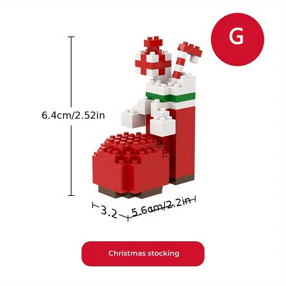 Regalos De Navidad, Mini Juguetes De Bloques De Construcción.