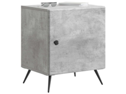 Maison Exclusive - Armario De Noche 2 Pcs Gris Hormigón 43 X 34,5 X 50 Cm