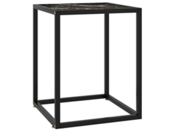 Mesita de centro VIDAXL Negro Cristal (40x40x50 cm)