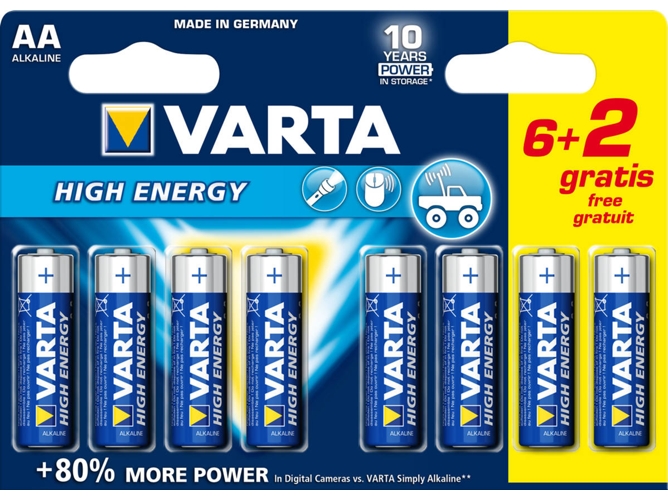 Pilas VARTA High Energy AA