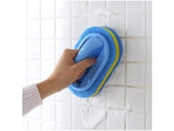 Cepillo Para Limpiar El Baño, La Cocina Y El Inodoro, Esponja Multifuncional Con Mango Ergonómico (para La Ducha), Moderno Y Muy Duradero.