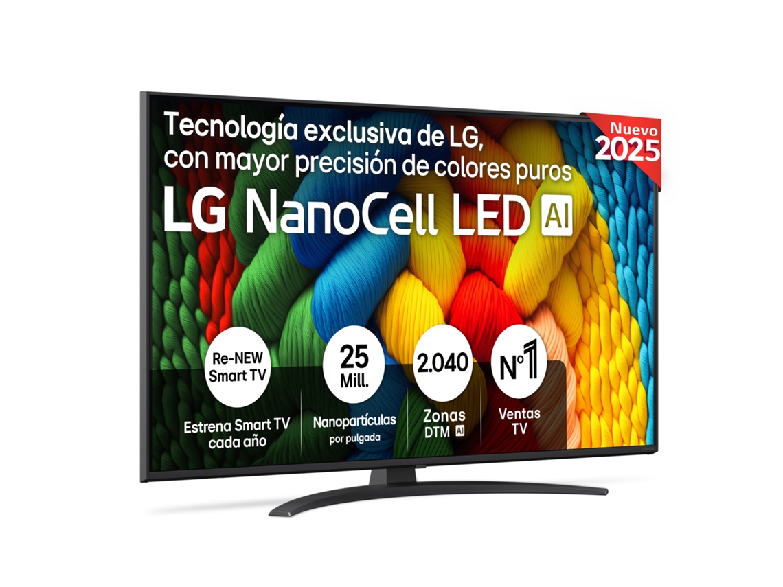 TV LG 50NANO81A6A (LED - 50'' - 127 cm - 4K Ultra HD - Smart TV)