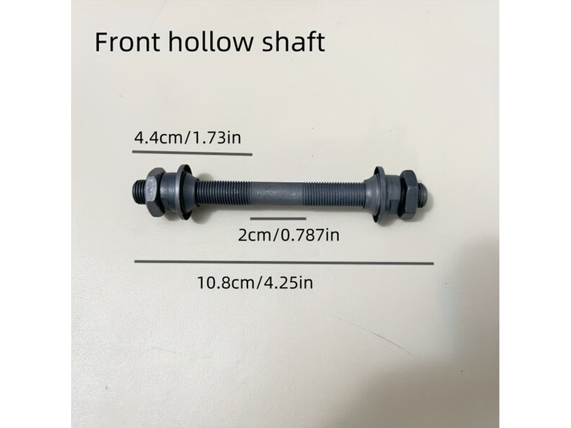 Eje hueco para bicicleta de carretera, kit de cierre rápido. Pickify Slowmoose