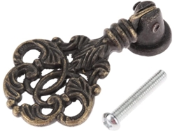 Unidad De Tiradores Y Pomos Para Puertas Y Muebles Lijucai De 56x32 Mm Para Armarios, Color Bronce.