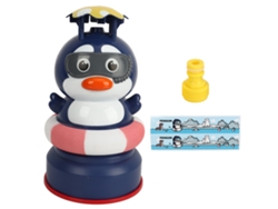Juguete De Cohete De Agua Con Riego Exterior Para Niños, Base De Pingüino, Para Jardines, Patios Y Piscinas Wx2305