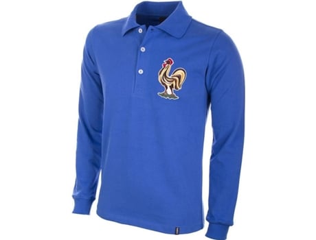 Chaqueta para Hombre COPA FOOTBALL Manga Comprida France 1950’S Azul para Fútbol (M)