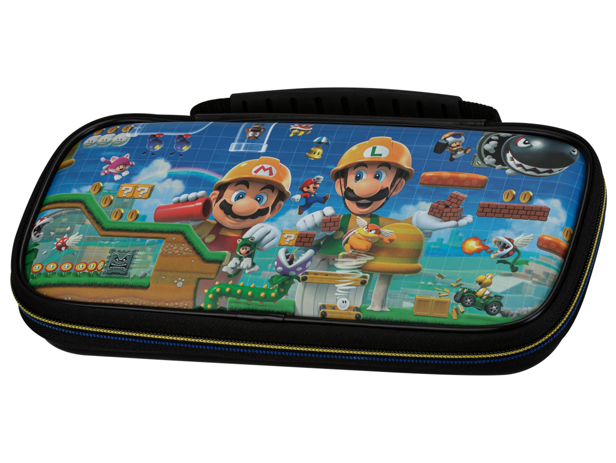 NS DELUXE TRAVEL CASE SUPER MARIO MAKER