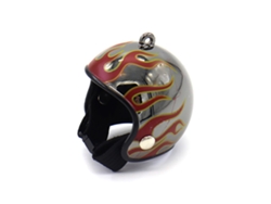 Casco animado de pollo ajustable, seguro para animales pequeños.