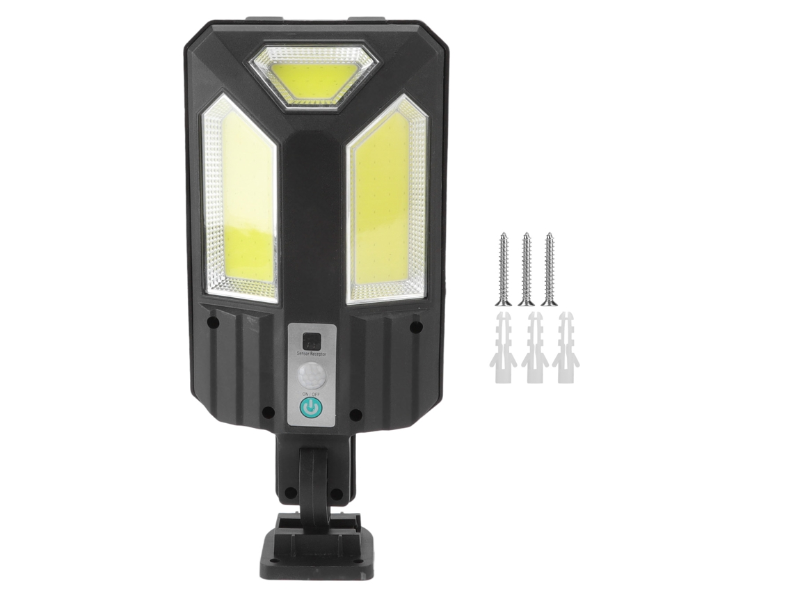 2026-luz De Pared Solar Con Sensor 3cob Ahorro Energético Alta Brillante Impermeable Para Exterior Calle