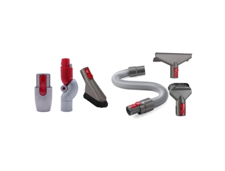 Para aspiradoras Dyson V7 V8 V10 V11 (manguera de extensión, herramienta para colchón, cepillo rígido) y adaptador superior/inferior, cabezal de ce...