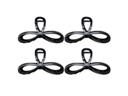 4 pinzas para el pelo vintage elegantes, adecuadas para cabello fino.