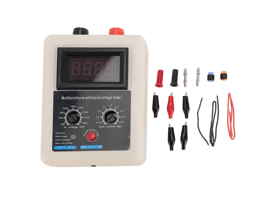 Comprobador De Voltaje Para Igbt, Transistor, Diodo, Mos, Triodo, Mov, Resistencia Led Con Panel Digital Y Batería Interna.