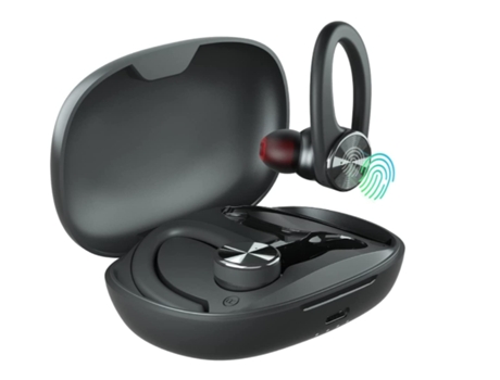 Earbuds Chronus Sem Fios Ios BISBISOUS Bluetooth Negro