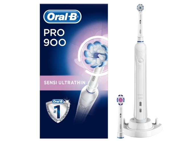 Cepillo de Dientes ORAL B PRO 900 Sensi Ultrathin Blanco (20.000 rpm)