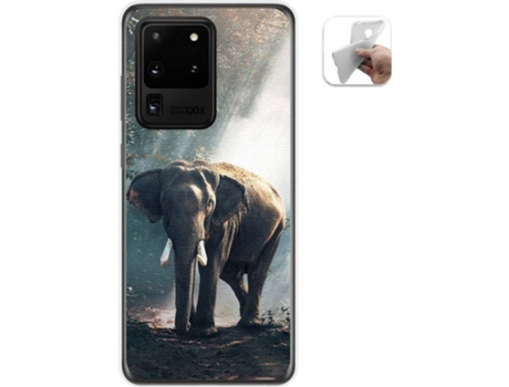 Carcasa Samsung Galaxy S20 Ultra TUMUNDOSMARTPHONE Elefante Multicolor
